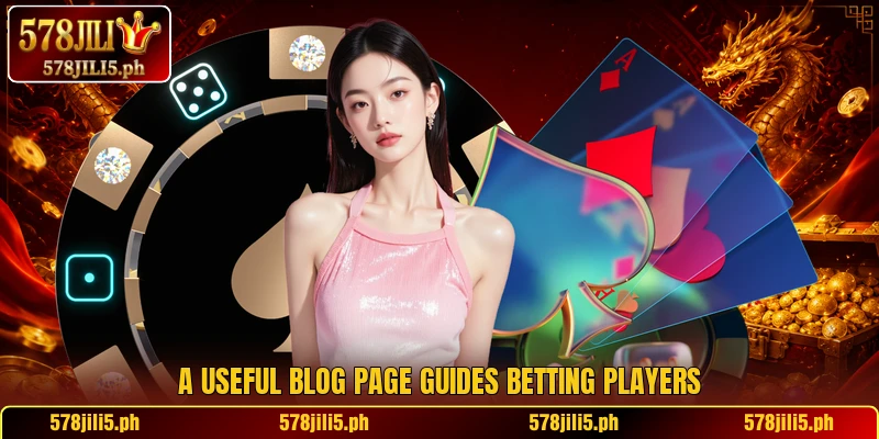 A useful blog page guides betting players