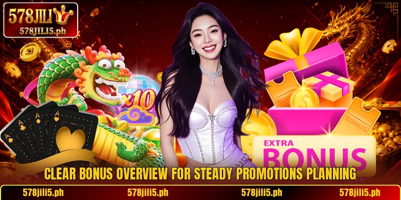Clear bonus overview for steady promotions planning Clear bonus overview for steady promotions planning