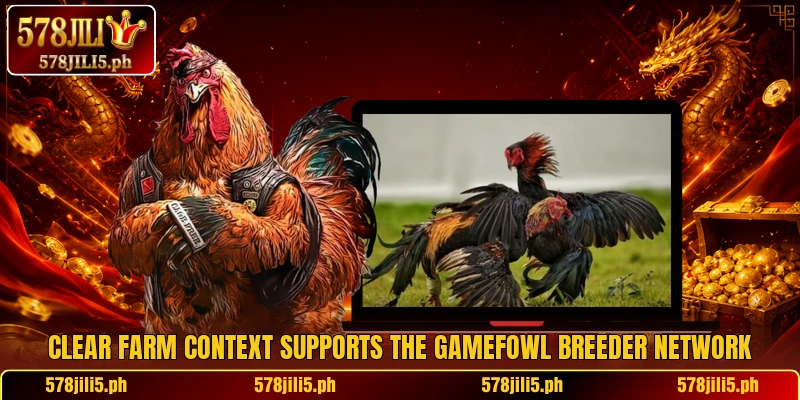 Clear farm context supports the gamefowl breeder network