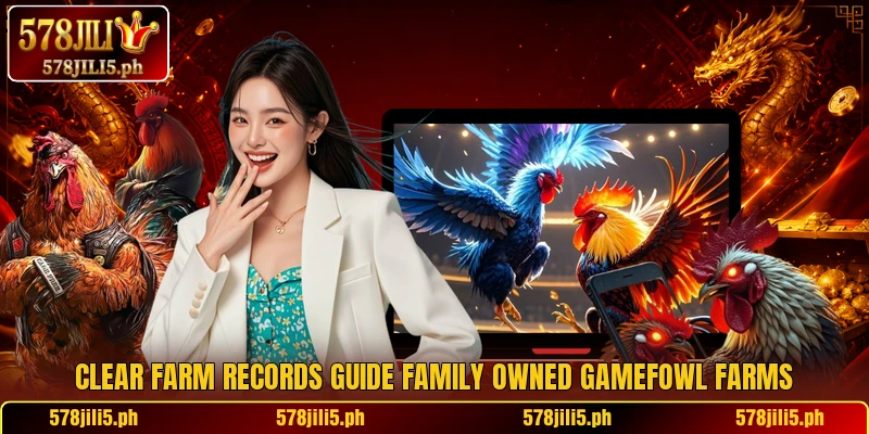 Clear farm records guide family owned gamefowl farms