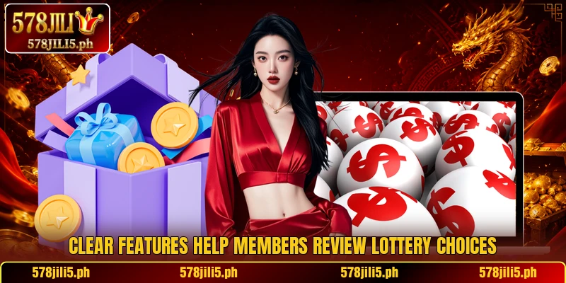 Clear features help members review lottery choices