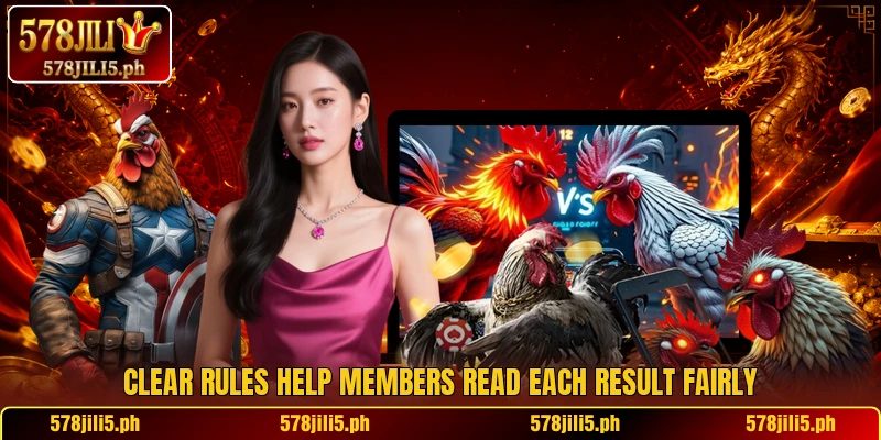 Clear rules help members read each result fairly