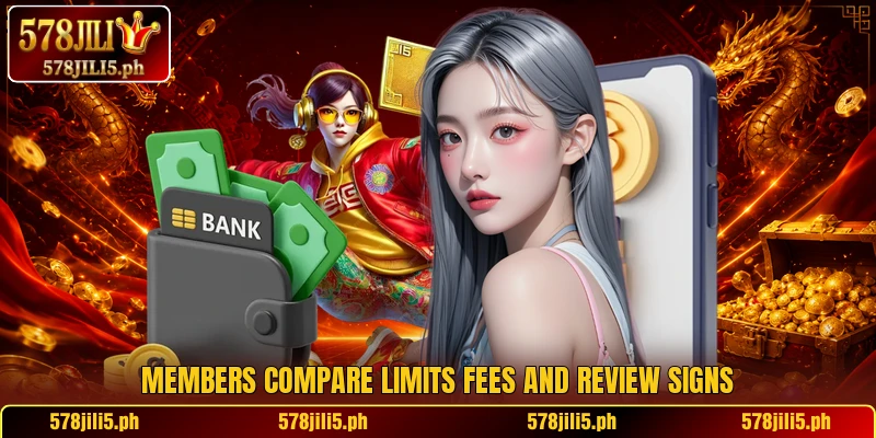 Members compare limits fees and review signs