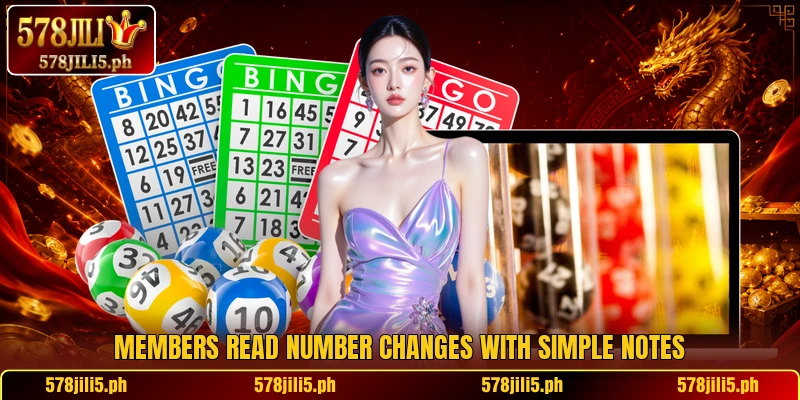 Members read number changes with simple notes