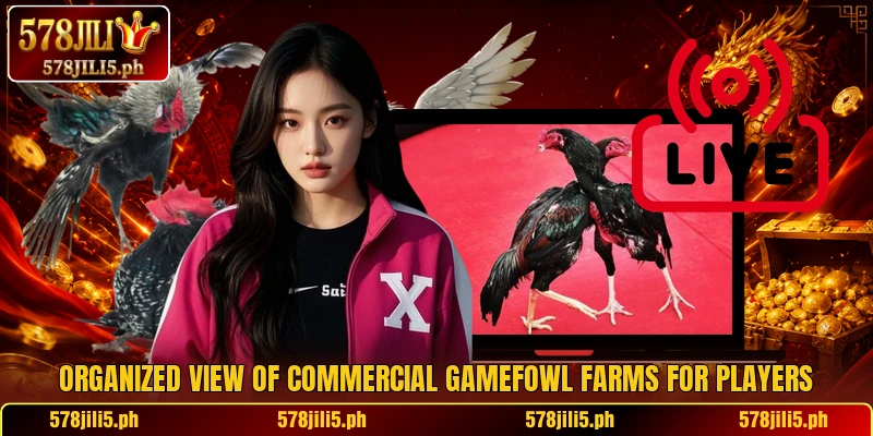 Organized view of commercial gamefowl farms for players
