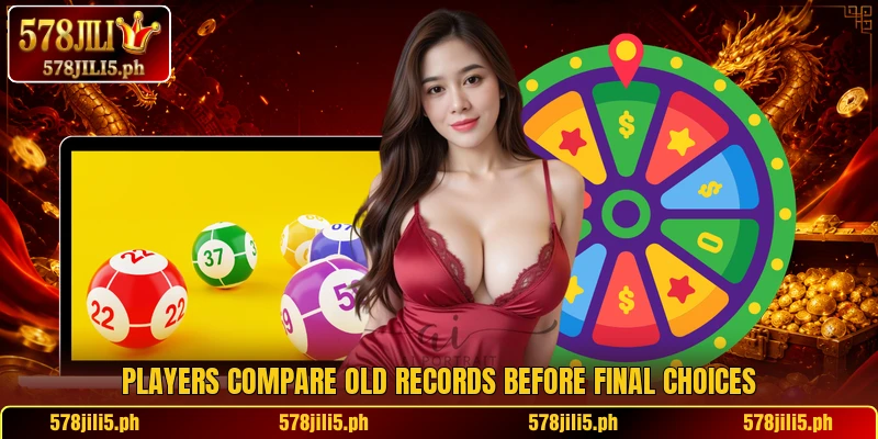 Players compare old records before final choices