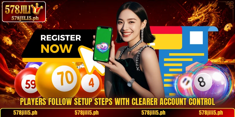 Players follow setup steps with clearer account control Players follow setup steps with clearer account control