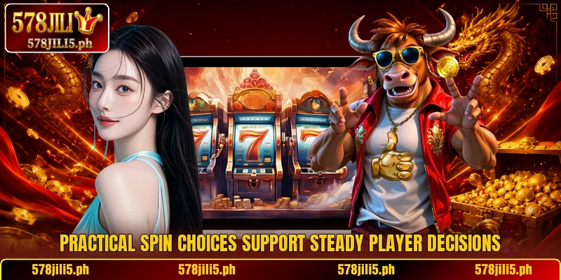 Practical spin choices support steady player decisions