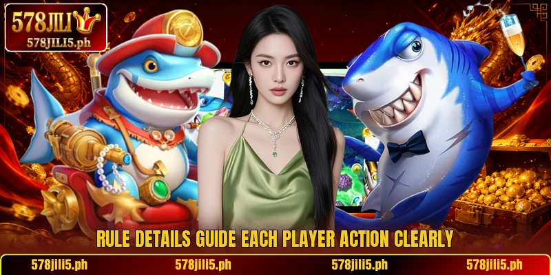 Rule details guide each player action clearly