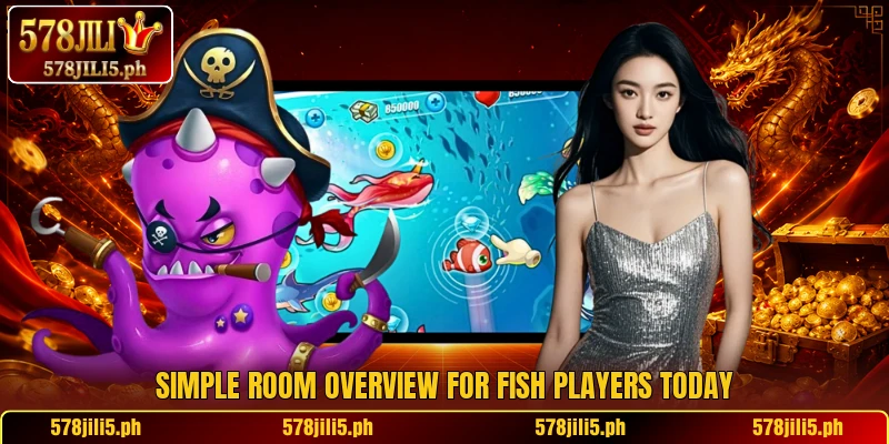 Simple room overview for Fish players today