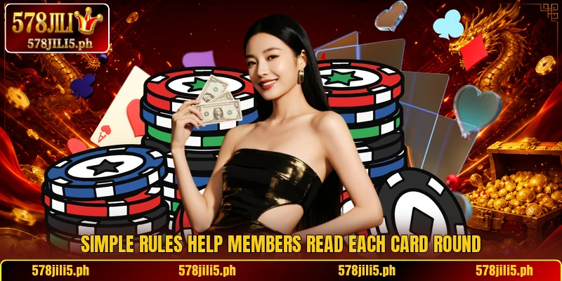 Simple rules help members read each card round